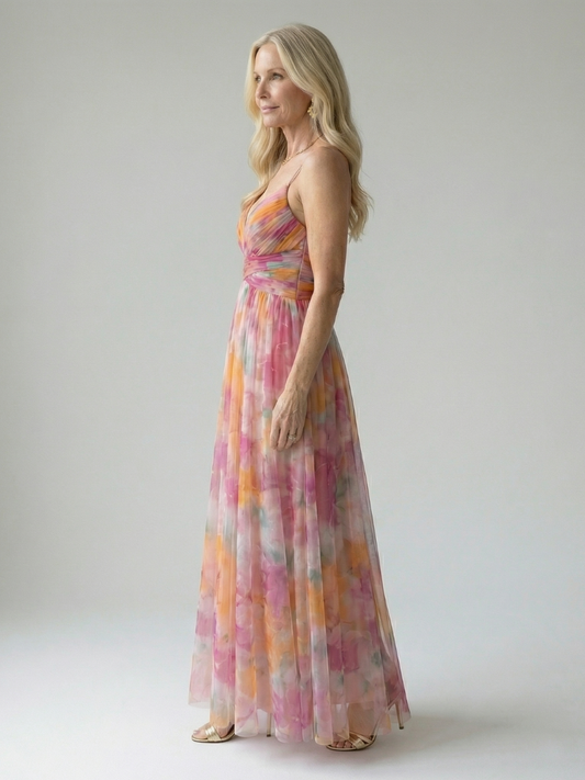 MaisonVirel-Paris| Robe Maxi à Enveloppe Douce Isel