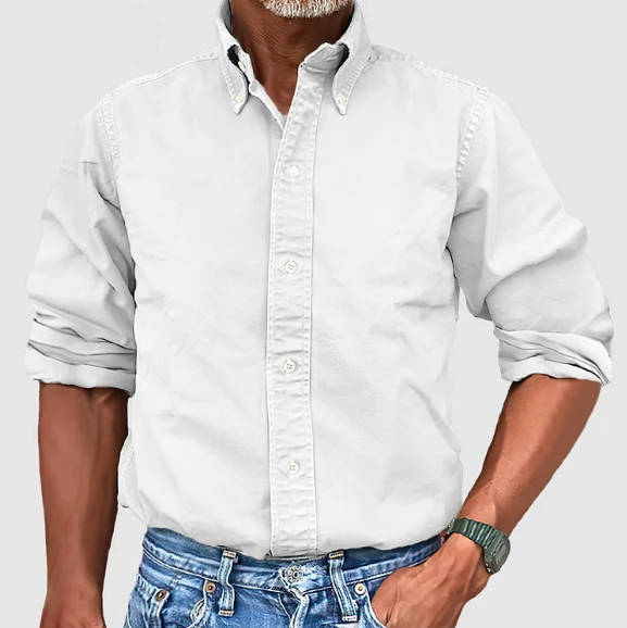 MaisonVirel-Paris | CHEMISE À MANCHES LONGUES ANTI-PLIS POUR HOMME