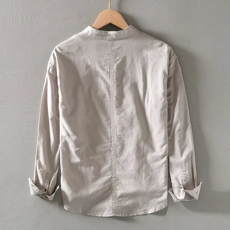 MaisonVirel-Paris | CHEMISE EN LIN POUR HOMME