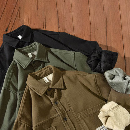 MaisonVirel-Paris | CHEMISE CARGO EN POLAIRE POUR HOMME