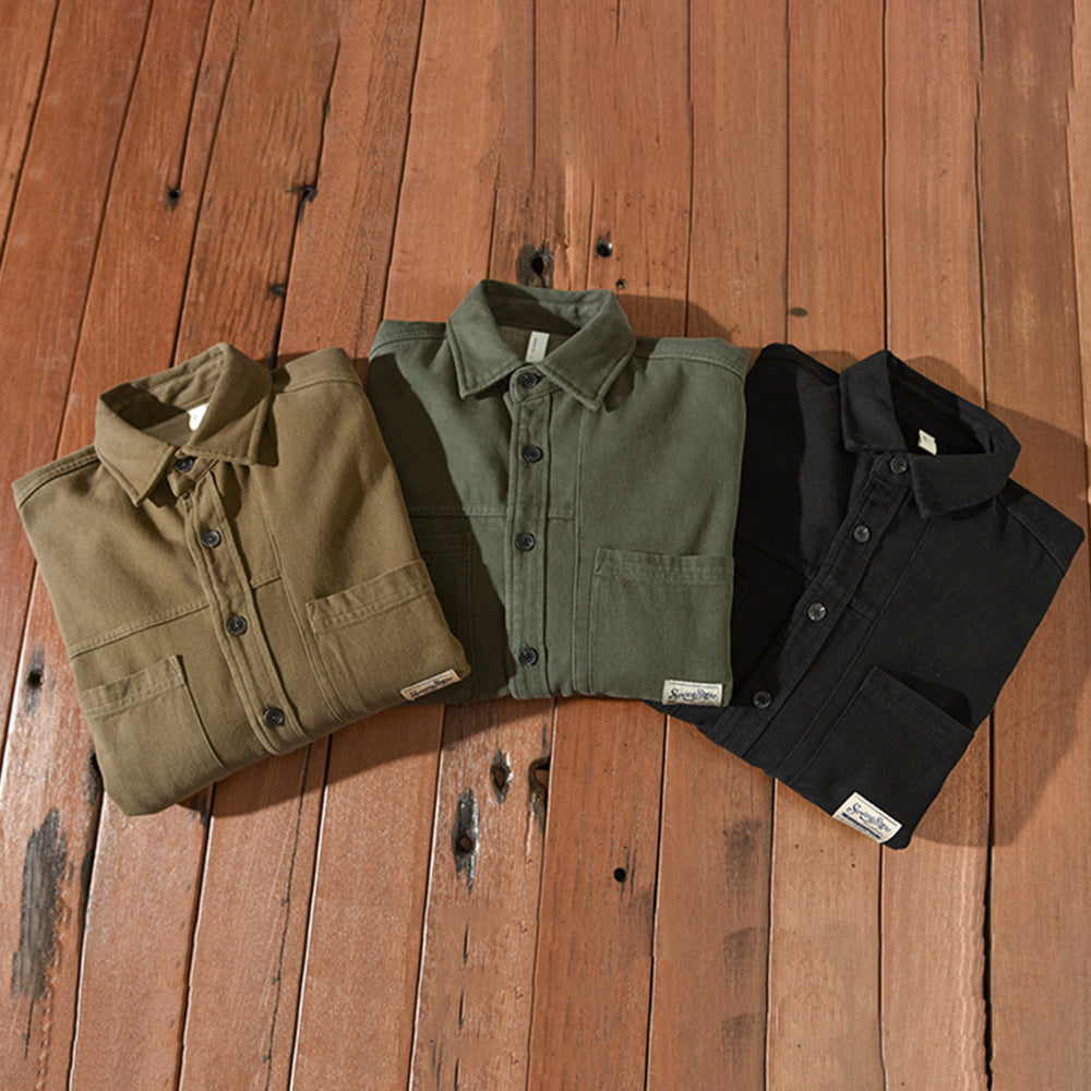 MaisonVirel-Paris | CHEMISE CARGO EN POLAIRE POUR HOMME