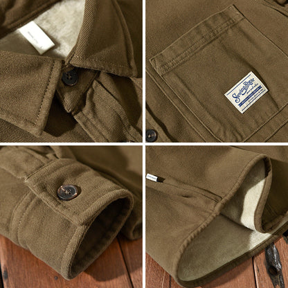 MaisonVirel-Paris | CHEMISE CARGO EN POLAIRE POUR HOMME