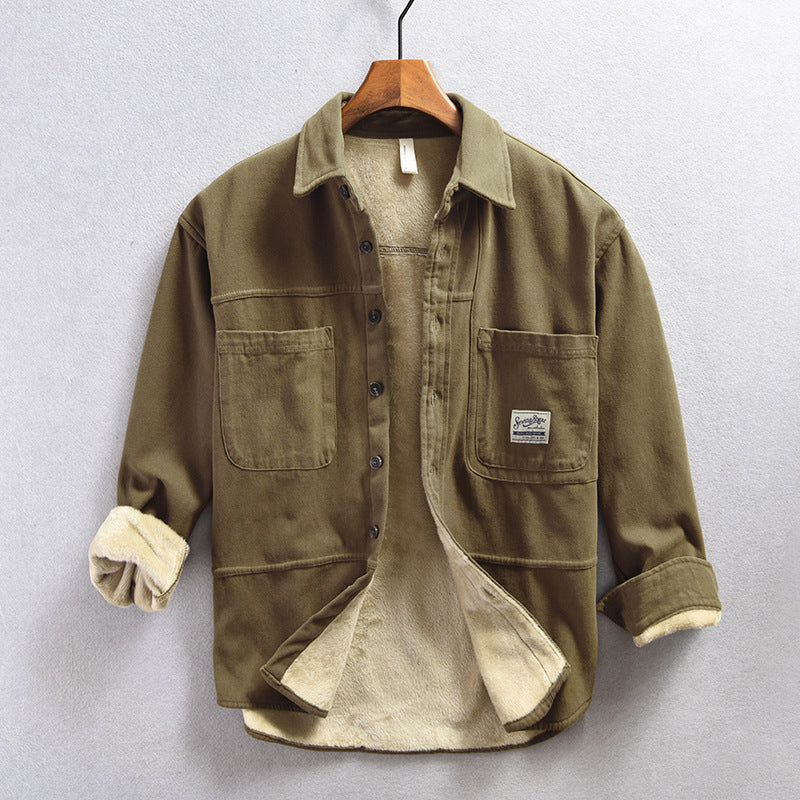 MaisonVirel-Paris | CHEMISE CARGO EN POLAIRE POUR HOMME