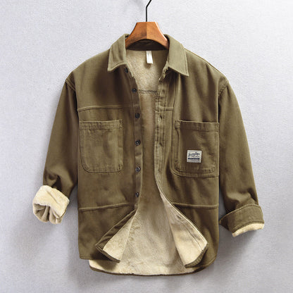 MaisonVirel-Paris | CHEMISE CARGO EN POLAIRE POUR HOMME