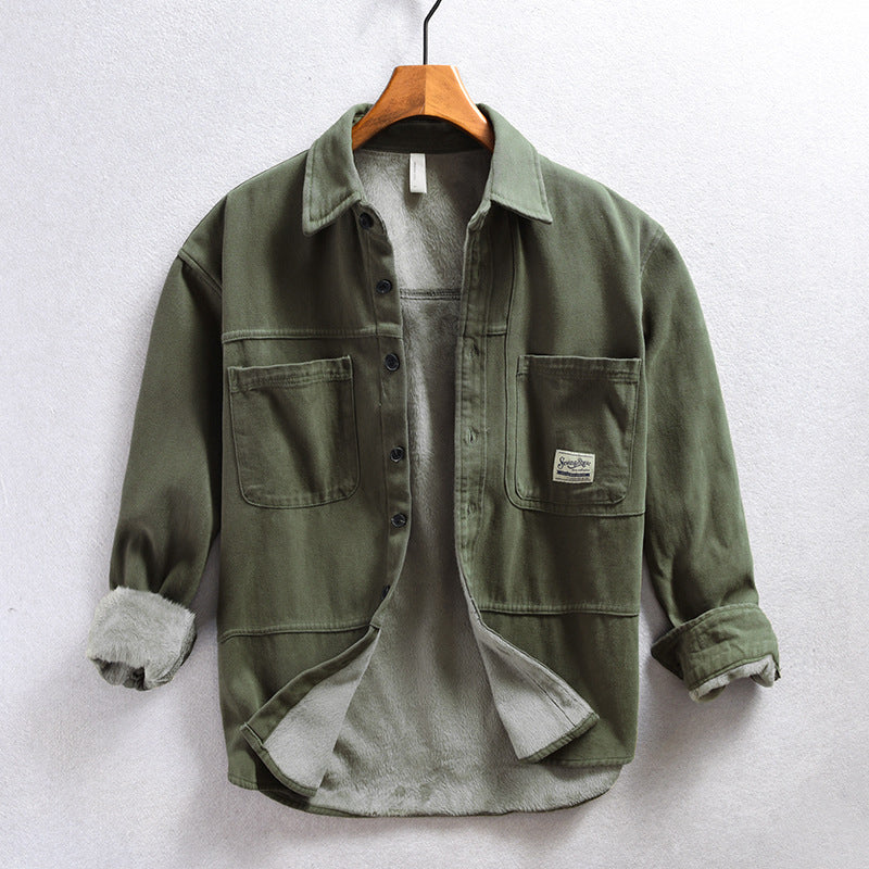 MaisonVirel-Paris | CHEMISE CARGO EN POLAIRE POUR HOMME