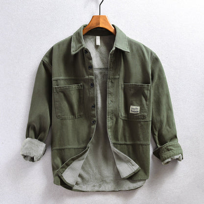 MaisonVirel-Paris | CHEMISE CARGO EN POLAIRE POUR HOMME
