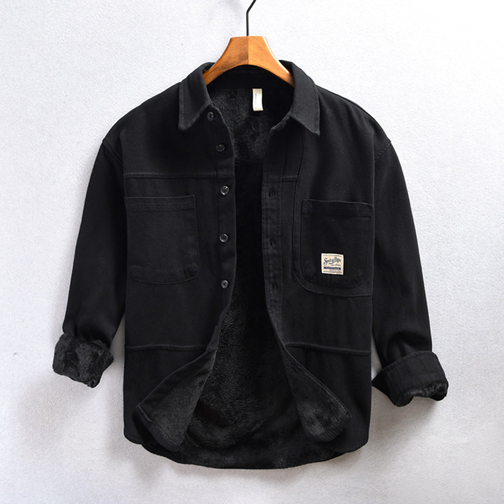 MaisonVirel-Paris | CHEMISE CARGO EN POLAIRE POUR HOMME