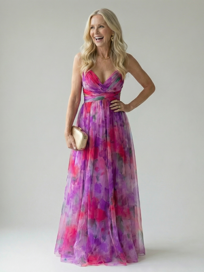MaisonVirel-Paris| Robe Maxi à Enveloppe Douce Isel