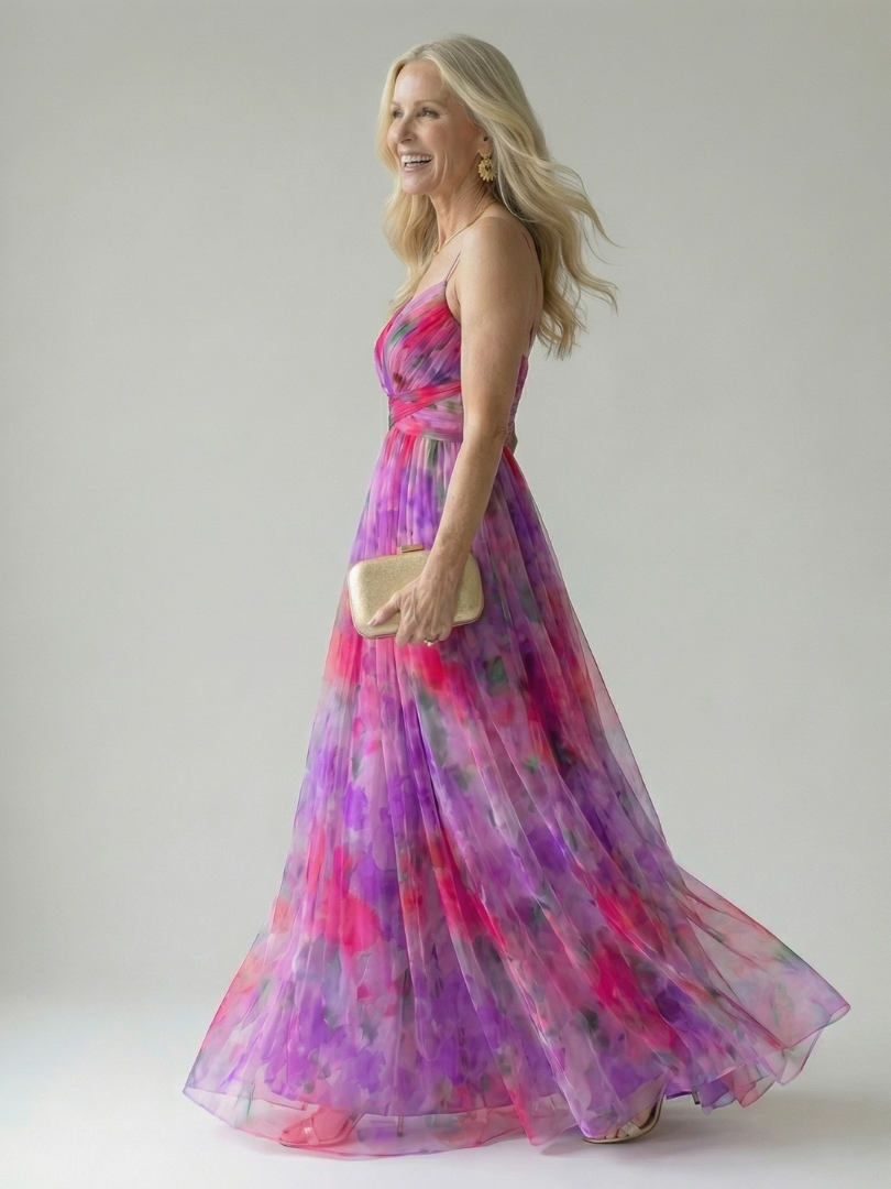 MaisonVirel-Paris| Robe Maxi à Enveloppe Douce Isel
