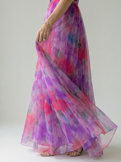 MaisonVirel-Paris| Robe Maxi à Enveloppe Douce Isel