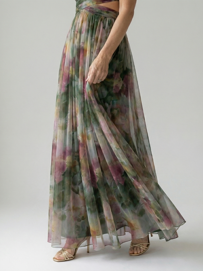 MaisonVirel-Paris| Robe Maxi à Enveloppe Douce Isel