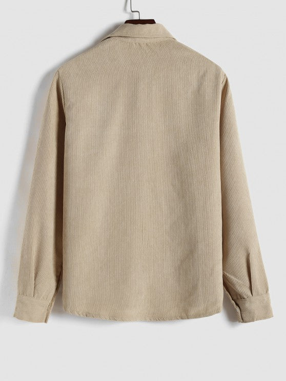 MaisonVirel-Paris | CHEMISE MANCHES LONGUES DEMI-BOUTONS POUR HOMME