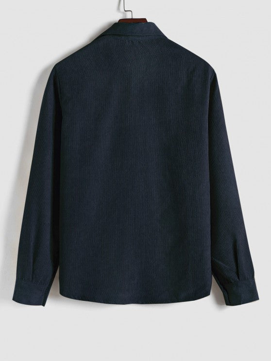 MaisonVirel-Paris | CHEMISE MANCHES LONGUES DEMI-BOUTONS POUR HOMME
