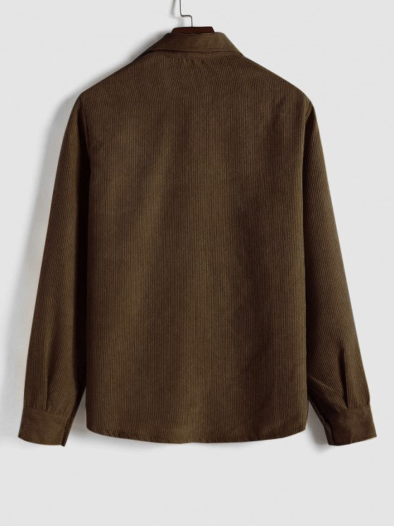 MaisonVirel-Paris | CHEMISE MANCHES LONGUES DEMI-BOUTONS POUR HOMME