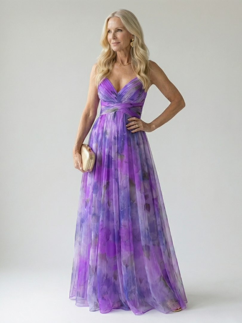MaisonVirel-Paris| Robe Maxi à Enveloppe Douce Isel