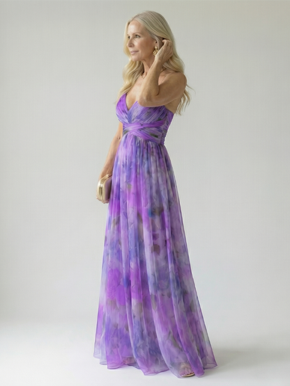 MaisonVirel-Paris| Robe Maxi à Enveloppe Douce Isel