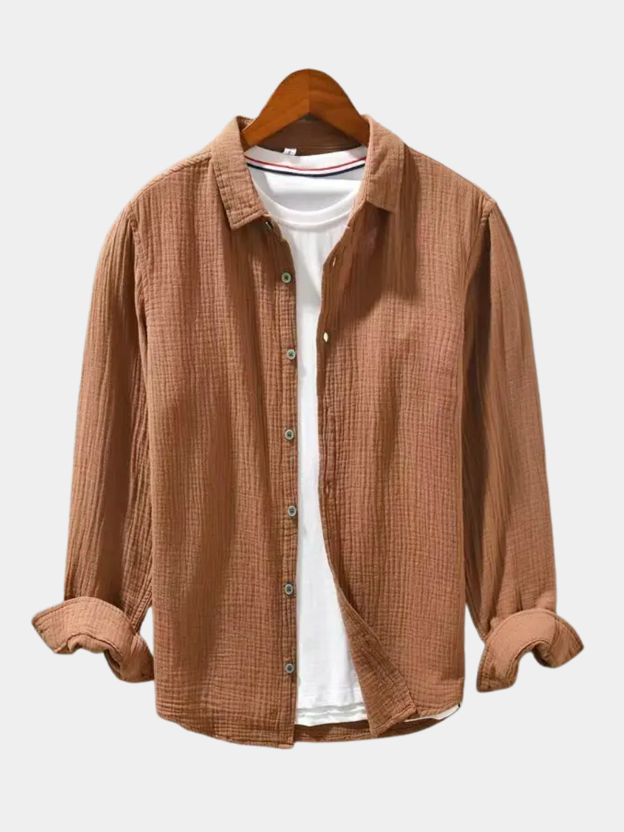 DELACROIX | CHEMISE ÉLÉGANTE EN COTON DOUX COMME DE LA SOIE