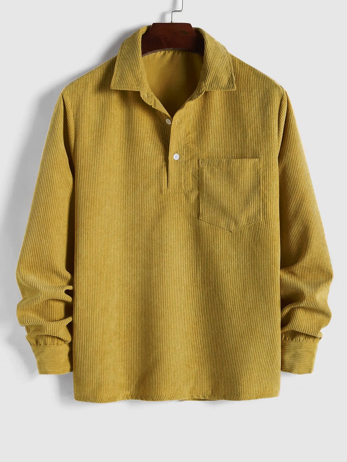 MaisonVirel-Paris | CHEMISE MANCHES LONGUES DEMI-BOUTONS POUR HOMME