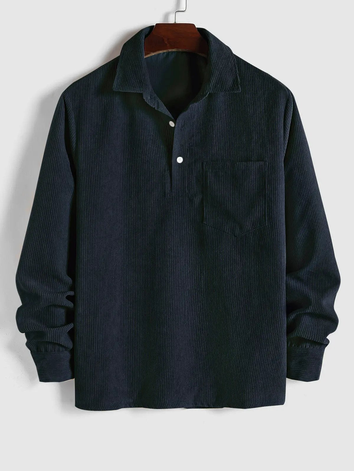 MaisonVirel-Paris | CHEMISE MANCHES LONGUES DEMI-BOUTONS POUR HOMME