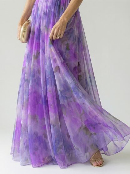 MaisonVirel-Paris| Robe Maxi à Enveloppe Douce Isel
