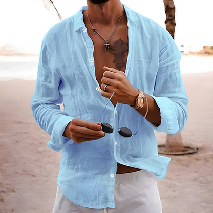 MaisonVirel-Paris | CHEMISE D'ÉTÉ EN COTON NATUREL