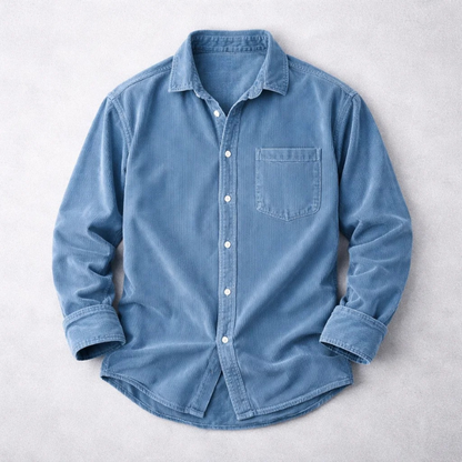 MaisonVirel-Paris | CHEMISE CLASSIQUE EN VELOURS CÔTELÉ POUR HOMME