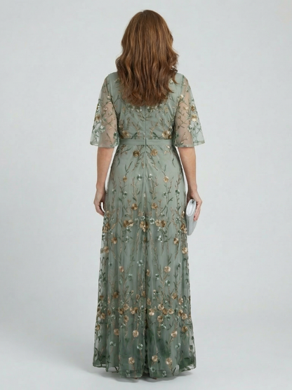 MaisonVirel-Paris | Robe Maxi Halter Bloom Flow Selora