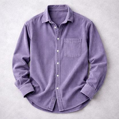 MaisonVirel-Paris | CHEMISE CLASSIQUE EN VELOURS CÔTELÉ POUR HOMME