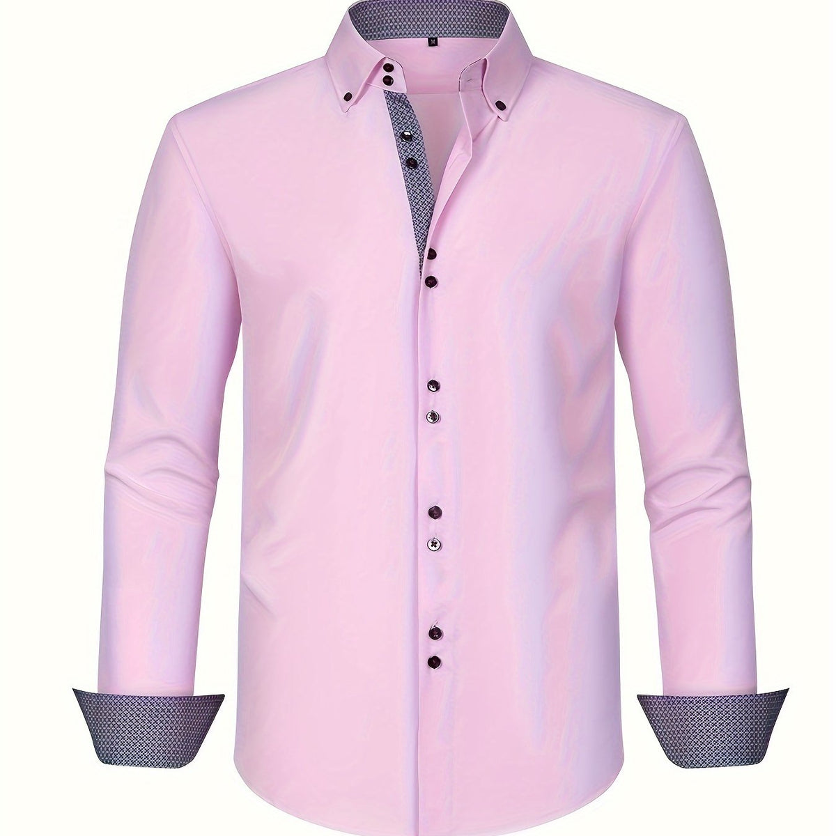 DELACROIX | CHEMISE ÉLÉGANTE LÉGÈRE AVEC DÉTAILS CONTRASTÉS