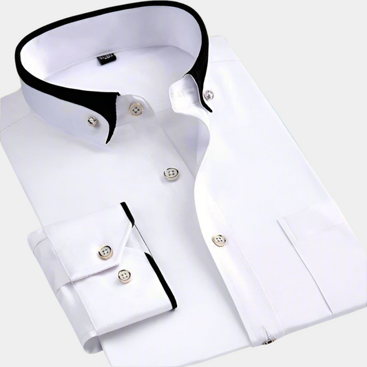 MaisonVirel-Paris | CHEMISE CLASSIQUE POUR HOMME À MANCHES LONGUES