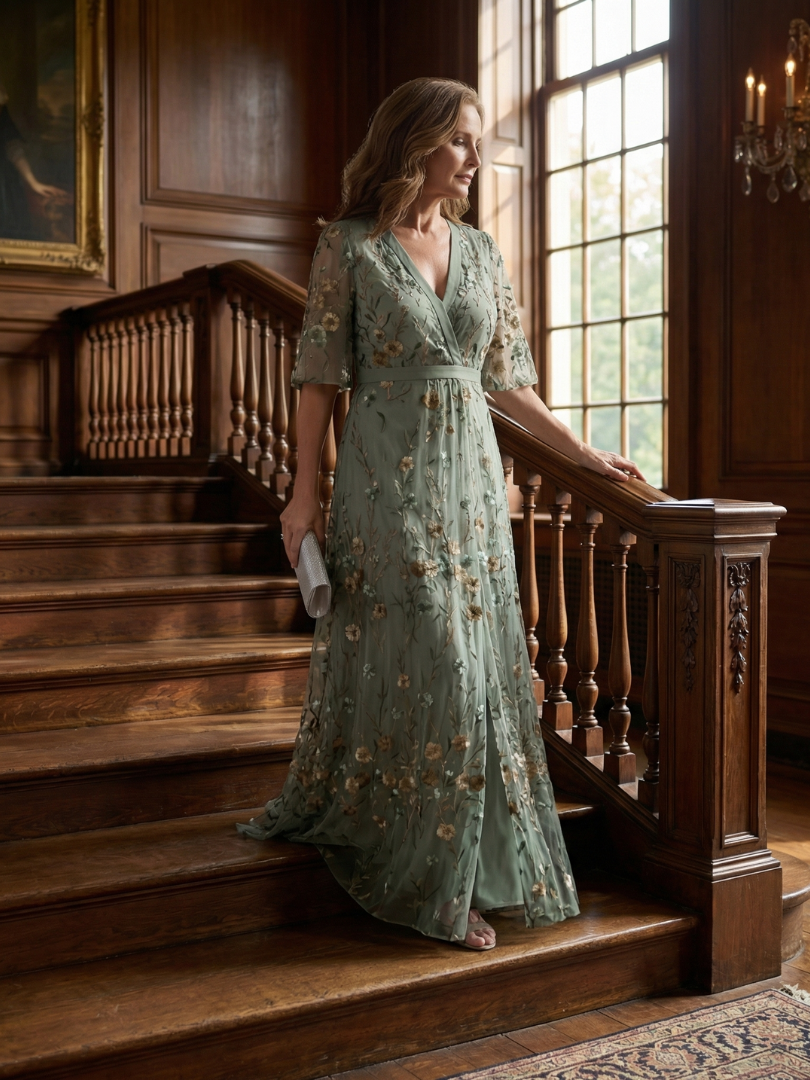MaisonVirel-Paris | Robe Maxi Halter Bloom Flow Selora