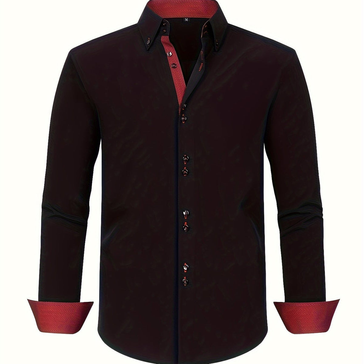 DELACROIX | CHEMISE ÉLÉGANTE LÉGÈRE AVEC DÉTAILS CONTRASTÉS