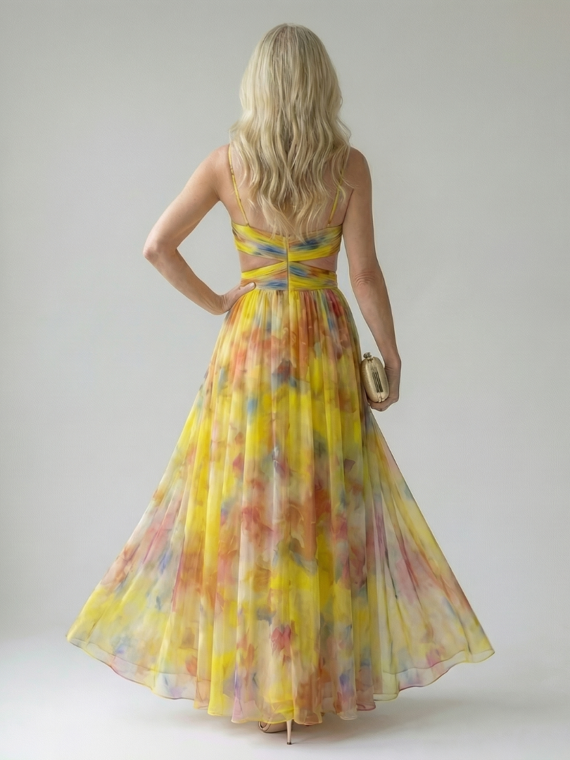 MaisonVirel-Paris| Robe Maxi à Enveloppe Douce Isel