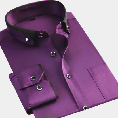 MaisonVirel-Paris | CHEMISE CLASSIQUE POUR HOMME À MANCHES LONGUES