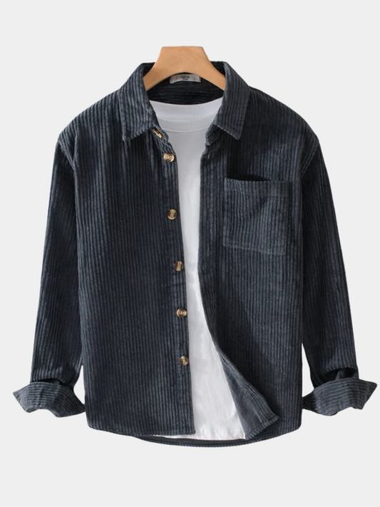 MaisonVirel-Paris | CHEMISE EN VELOURS CÔTELÉ POUR HOMME
