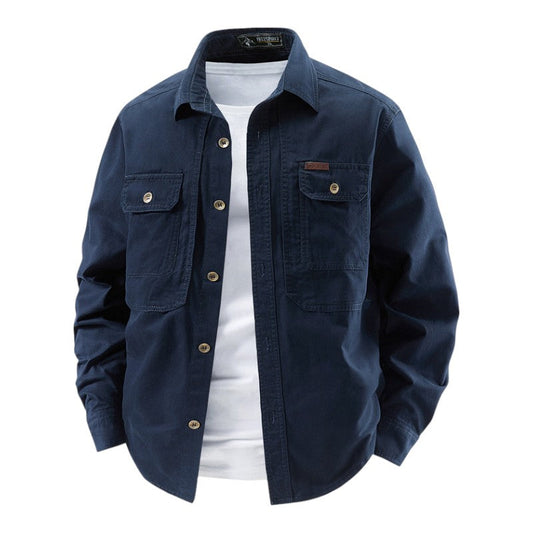 MaisonVirel-Paris | CHEMISE UTILITAIRE À MANCHES LONGUES POUR HOMME
