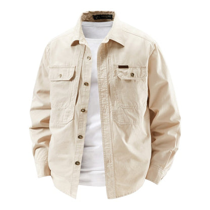 MaisonVirel-Paris | CHEMISE UTILITAIRE À MANCHES LONGUES POUR HOMME