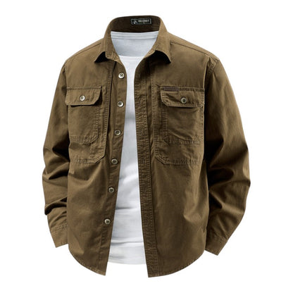 MaisonVirel-Paris | CHEMISE UTILITAIRE À MANCHES LONGUES POUR HOMME