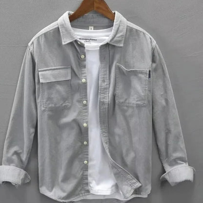 MaisonVirel-Paris | POLO CLASSIQUE À MANCHES LONGUES POUR HOMME