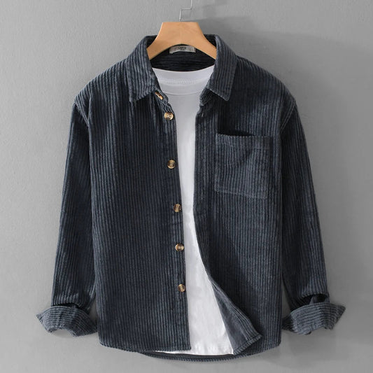 MaisonVirel-Paris | CHEMISE EN VELOURS CÔTELÉ POUR HOMME