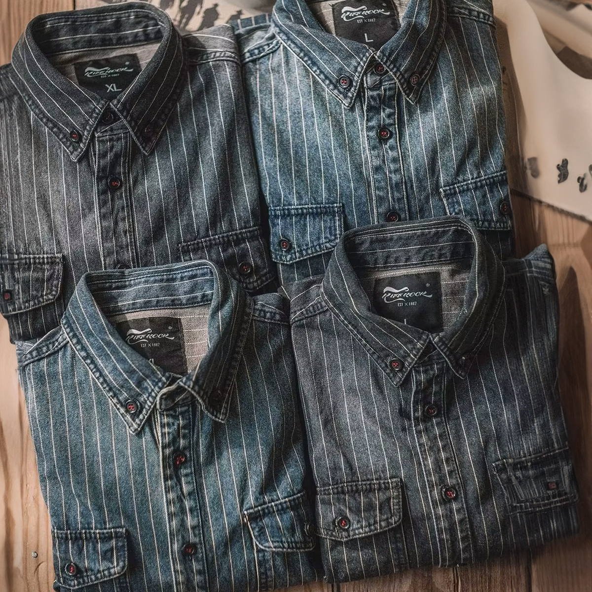 MaisonVirel-Paris | CHEMISE À RAYURES MANCHES LONGUES POUR HOMME