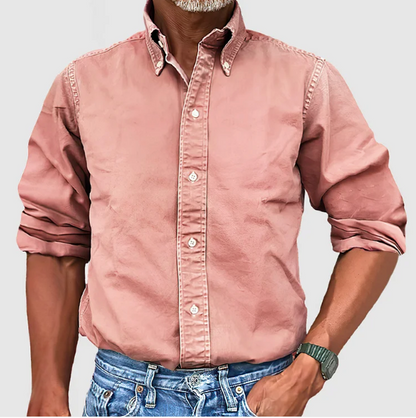 MaisonVirel-Paris | CHEMISE À MANCHES LONGUES ANTI-PLIS POUR HOMME