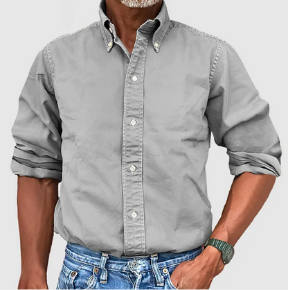MaisonVirel-Paris | CHEMISE À MANCHES LONGUES ANTI-PLIS POUR HOMME