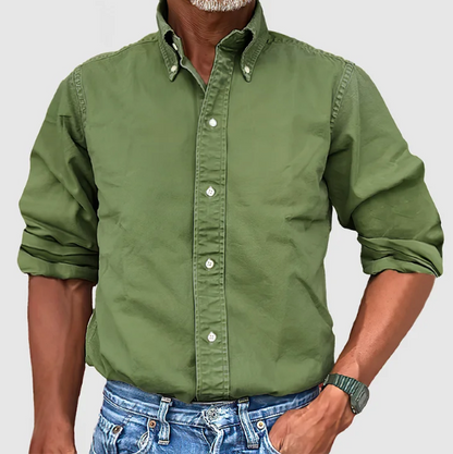 MaisonVirel-Paris | CHEMISE À MANCHES LONGUES ANTI-PLIS POUR HOMME