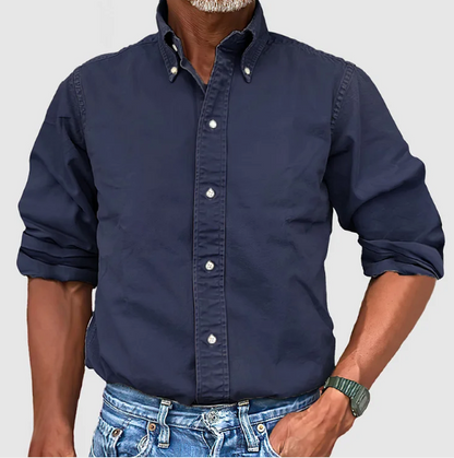 MaisonVirel-Paris | CHEMISE À MANCHES LONGUES ANTI-PLIS POUR HOMME