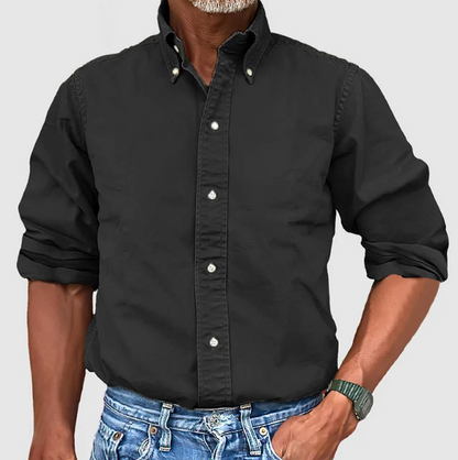 MaisonVirel-Paris | CHEMISE À MANCHES LONGUES ANTI-PLIS POUR HOMME