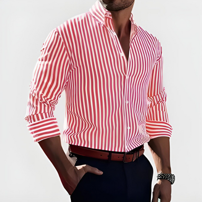 DELACROIX | CHEMISE À RAYURES DÉCIDÉES POUR HOMME