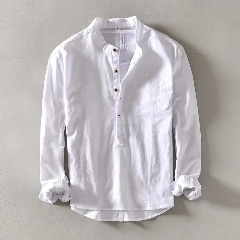 MaisonVirel-Paris | CHEMISE EN LIN POUR HOMME