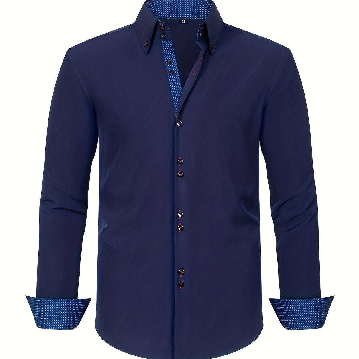 DELACROIX | CHEMISE ÉLÉGANTE LÉGÈRE AVEC DÉTAILS CONTRASTÉS