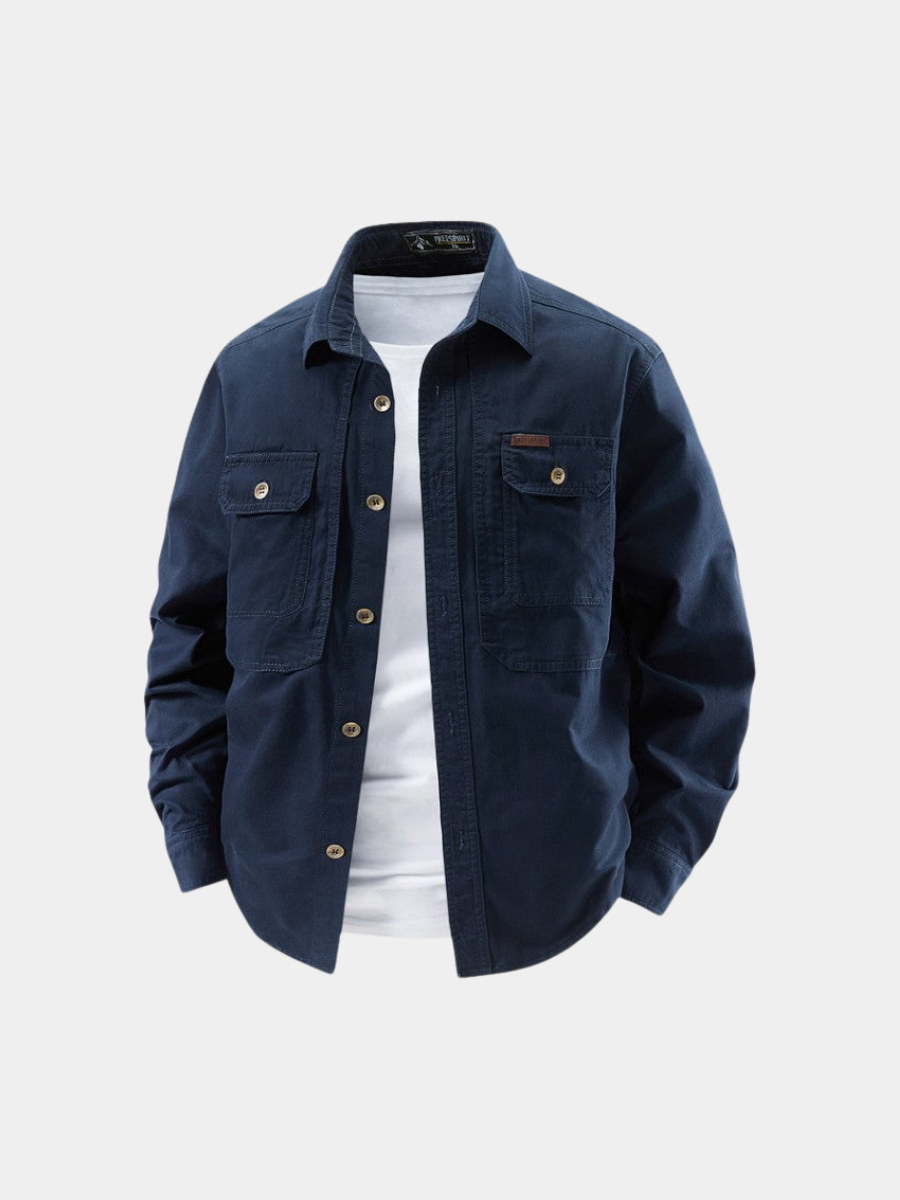 MaisonVirel-Paris | CHEMISE UTILITAIRE À MANCHES LONGUES POUR HOMME